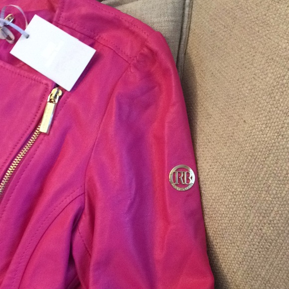 NWT! Roberta Biagi Leather Jacket - Picture 6 of 7